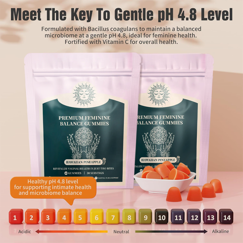 ACORN Gummies Probiotics Female PH Balance Gummy Candy Intimate Health Feminine Balance Gummies