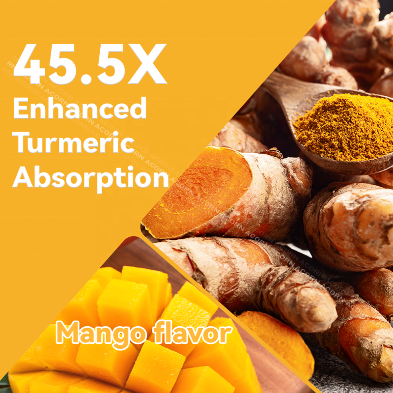 GlowLeaf Vegan Liver Support Detox Gummies Supplements Turmeric Gummies