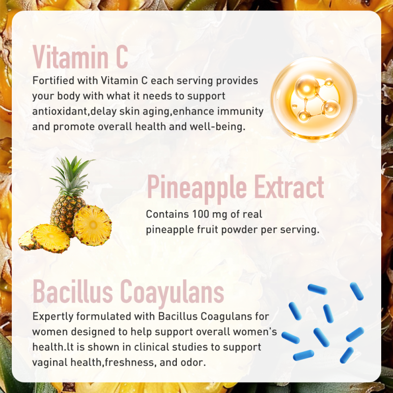 ACORN Gummies Probiotics Female PH Balance Gummy Candy Intimate Health Feminine Balance Gummies