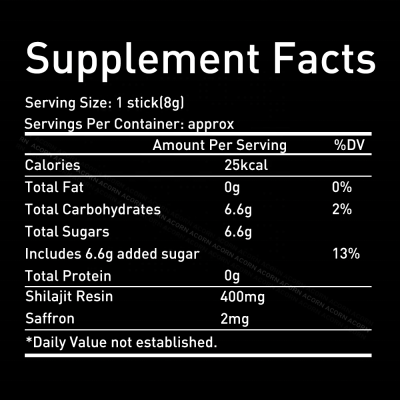 ACORN Herbal Supplements Fulvic Acid Pure Shilajit Paste with Natural Honey Ultra Shilajit Resin