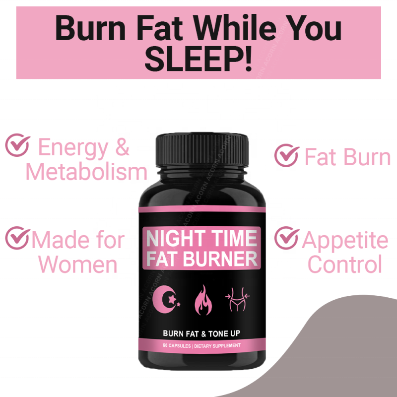 ACORN White Kidney Bean Appetite Weight Management Supplements Capsules Night Fat Burner Capsules for Women