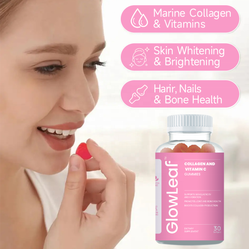 ACORN Marine Collagen Supplement Skin Whitening Brightening Gummy Peptide Gluta Fish Collagen Gummies