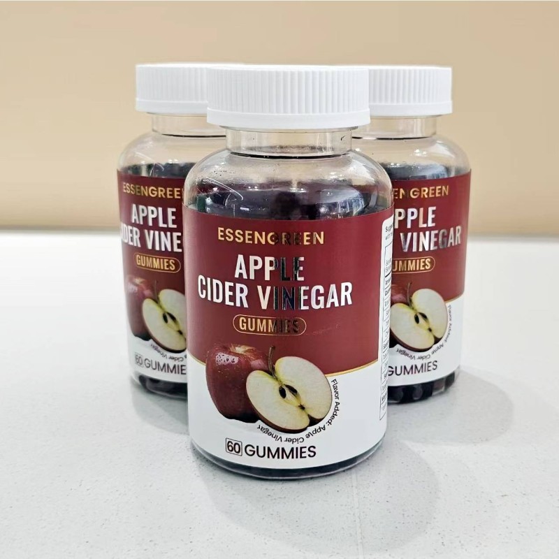 ACORN Gummies Custom Apple Cider Vinegar Gummy Vitamins Vegan Flat Tummy Apple Cider Vinegar Gummies Apple Shape