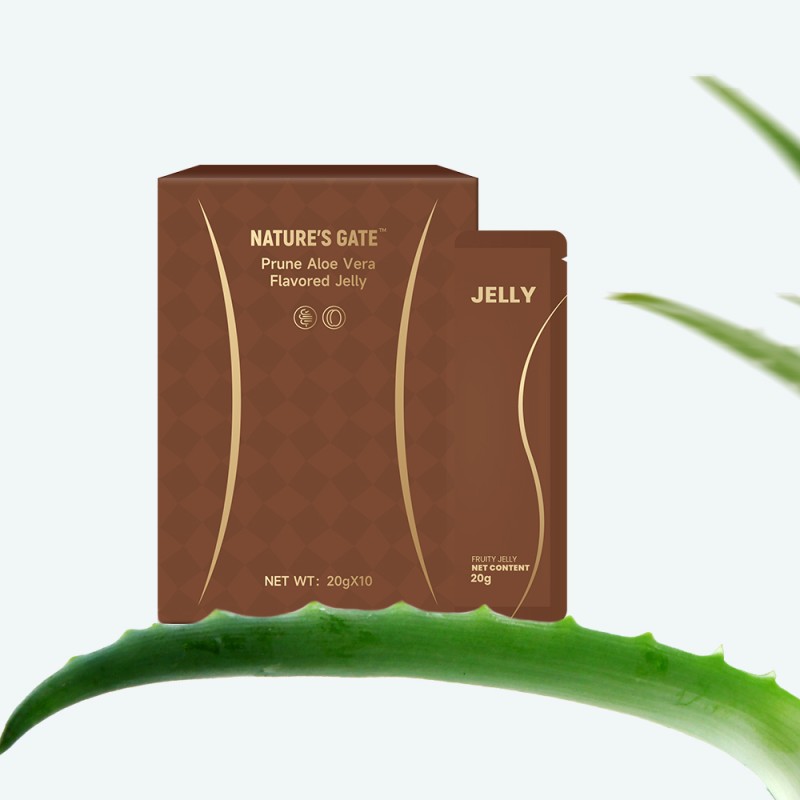 Healthy Snack Food Real Fruit Juice Prune Fruit Jelly Low-Fat Promote Bowel Movement Gut Health Bulk Prune Aloe Vera Fruit Jelly