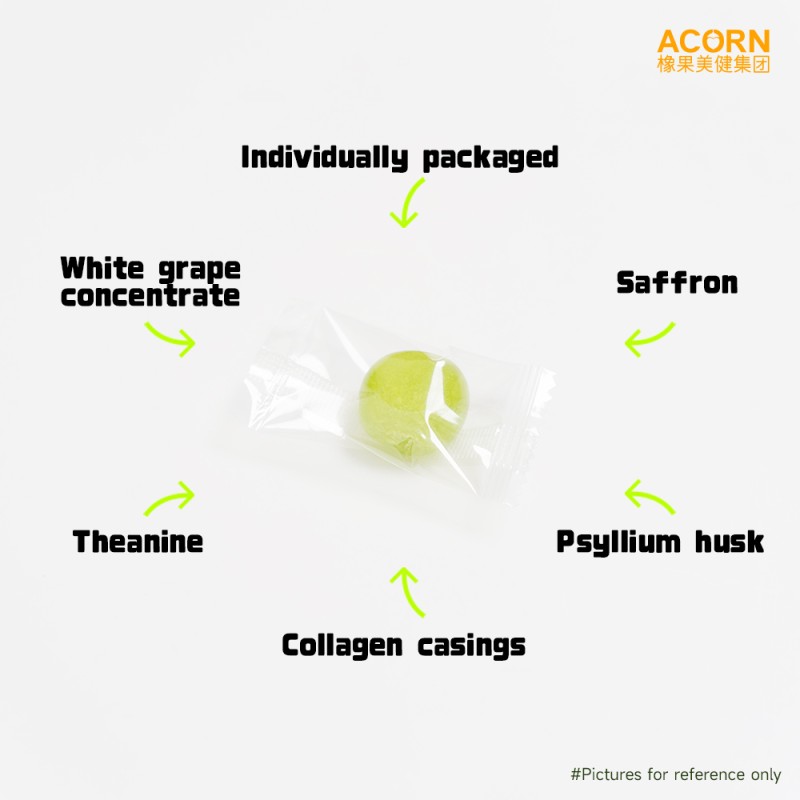ACORN OEM Pressure Gummies Theanine Extract Gummies Provide Calming Support Supplement Casing Gummies