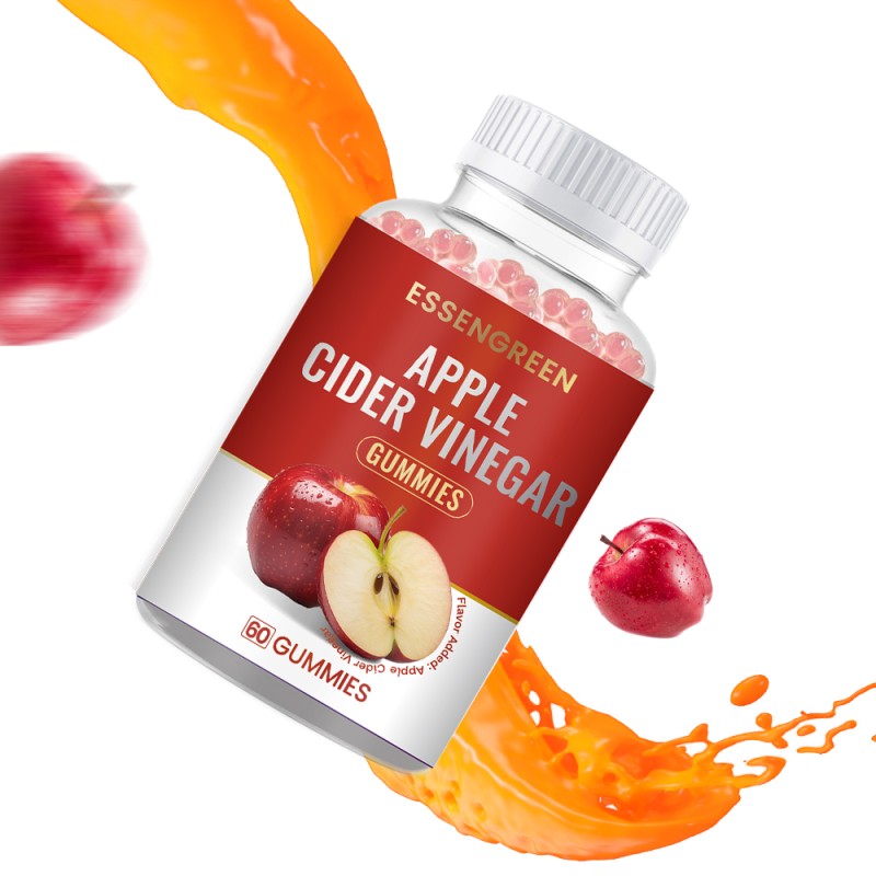 ACORN Gummies Custom Apple Cider Vinegar Gummy Vitamins Vegan Flat Tummy Apple Cider Vinegar Gummies Apple Shape