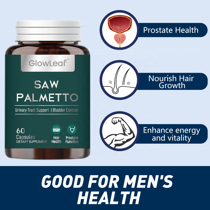ACORN Prostate Supplement Capsule for Men Herbal Supplements Manufacturer Saw Palmetto Capsules