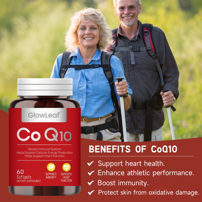 Acorn 100/200/300/400mg Coq10 Capsules Healthcare Supplements Coenzyme Q10 Soft Gel Capsules