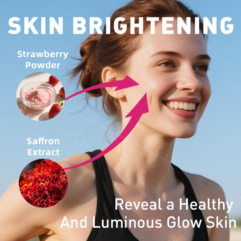 GlowLeaf Collagen Supplement Private Label Fish Collagen Peptides Powder Drink L-Glutathione Collagen Powder