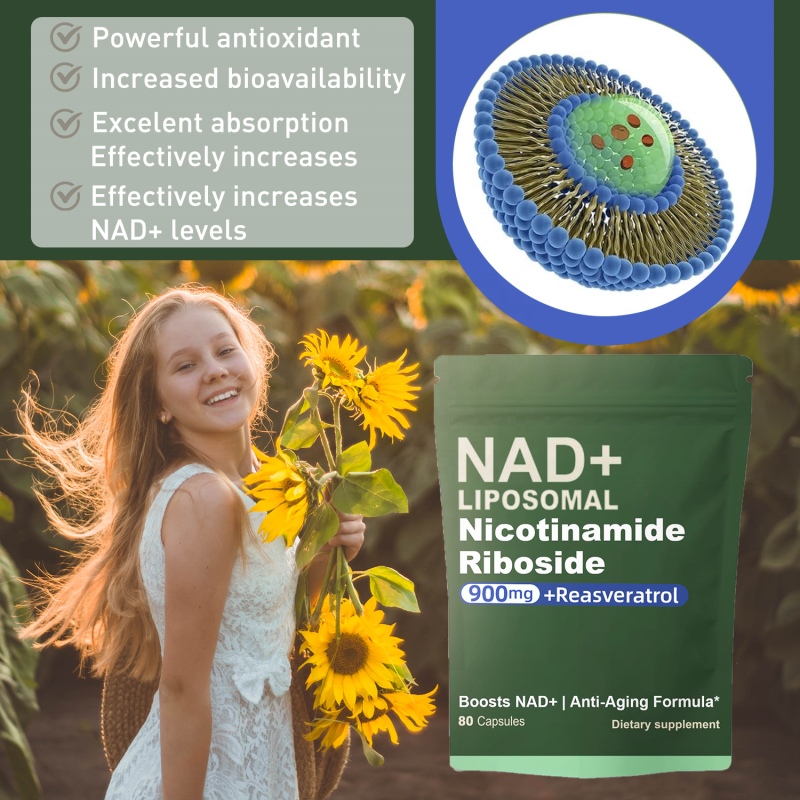 ACORN Nad+ Resveratrol Capsules Nicotinamide Riboside Enhanced Energy Age Defying NAD Supplements
