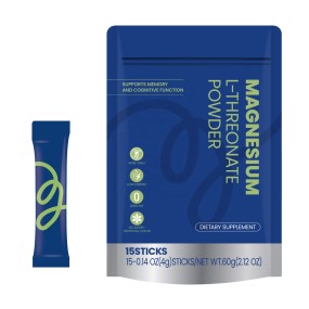 GlowLeaf Magnesium Glycinate Powder Brain Health Memory Support Magnesium Supplement L-Threonate Magnesium Powder