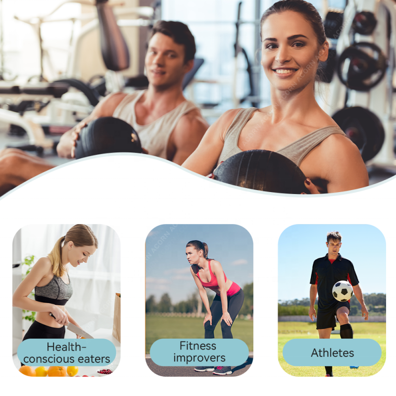 GlowLeaf Creatine Monohydrate Gummies Supplements Pre-Workout Muscle Growth Private Label Creatine Gummies