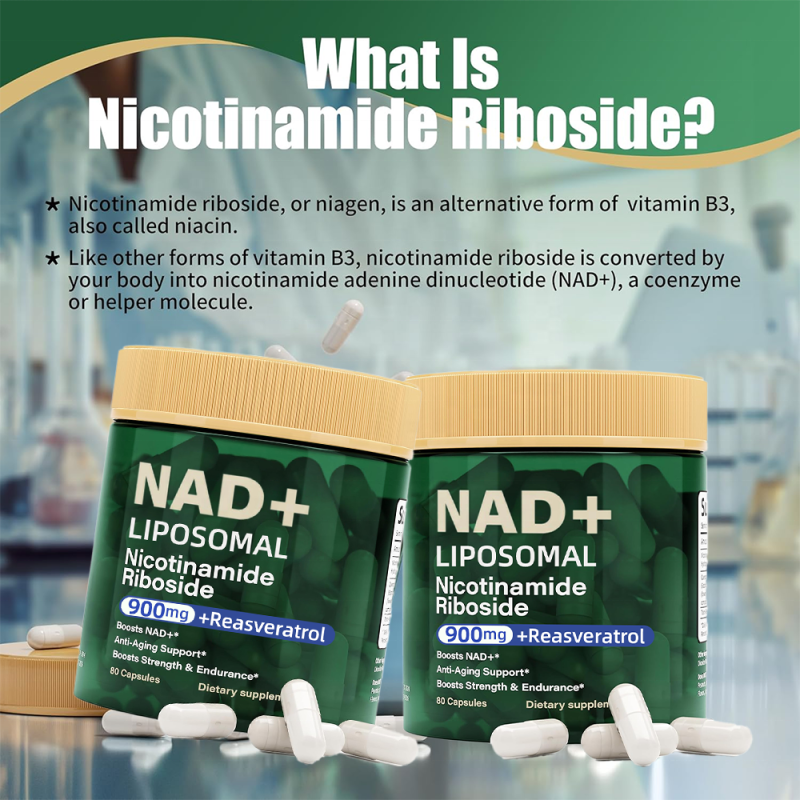 ACORN Energy Support Nad Resveratrol Capsules Nicotinamide Riboside NAD Supplement Capsules
