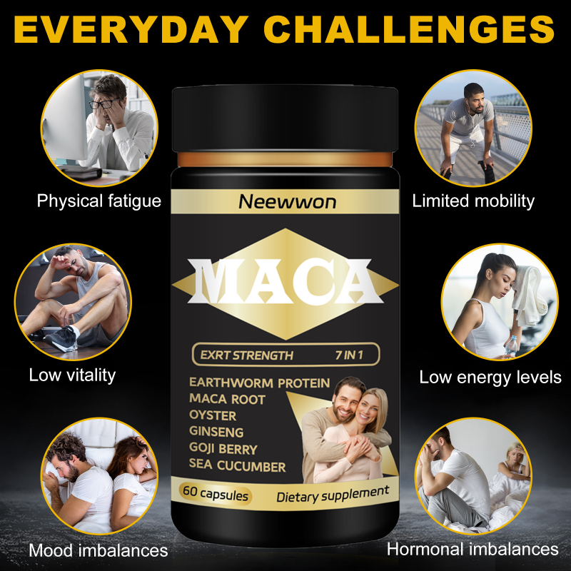 Men Maca Capsules Manufacturer - OEM Energy Stamina Boost