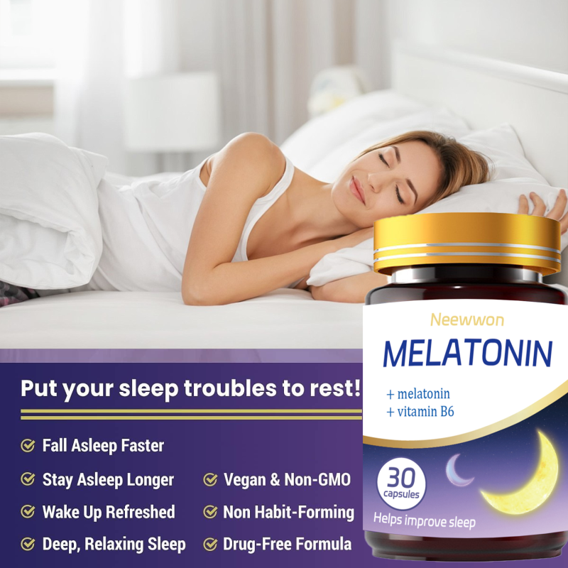 Melatonin Softgel Manufacturer - OEM Sleep Regulate Supplement