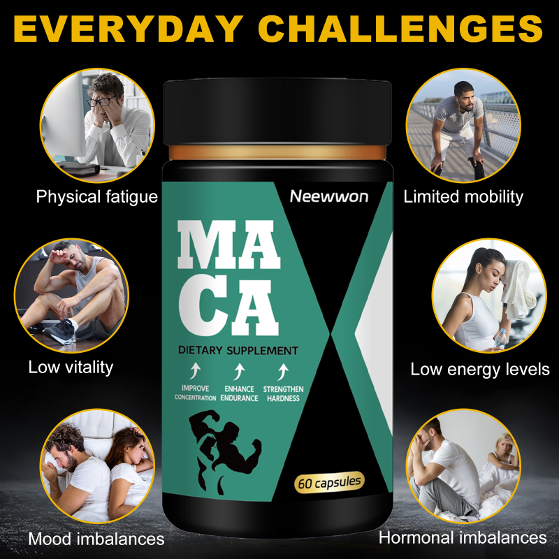 Maca Capsules Factory - OEM Fiber Dietary Wellness
