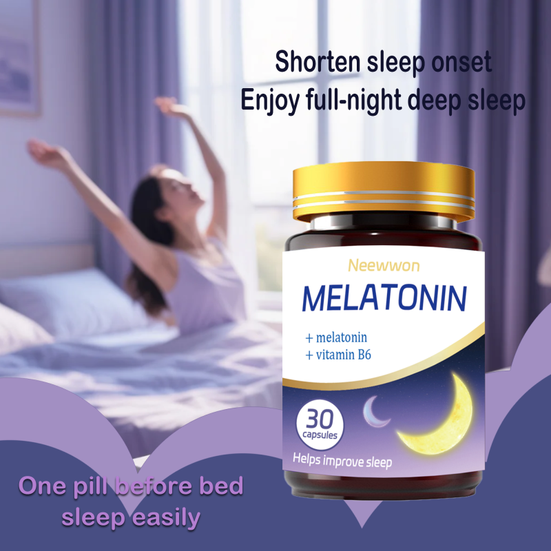 Melatonin Softgel Manufacturer - OEM Sleep Regulate Supplement