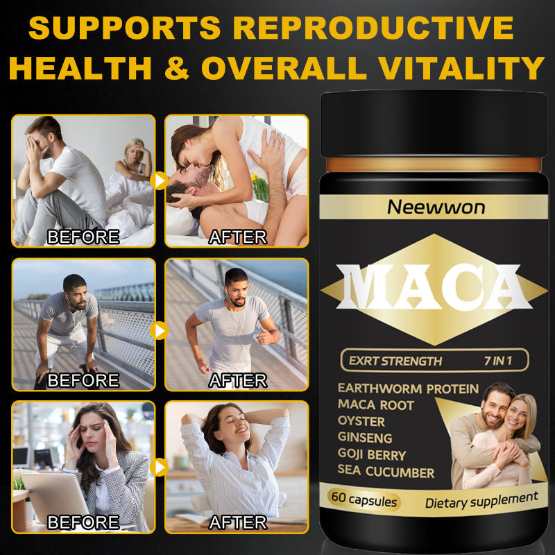 Men Maca Capsules Manufacturer - OEM Energy Stamina Boost
