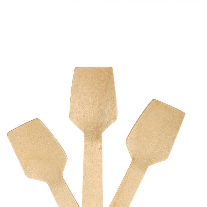 Ice Cream Scoop Manufacturer - OEM 95mm Disposable Eco-Friendly Birch Wood