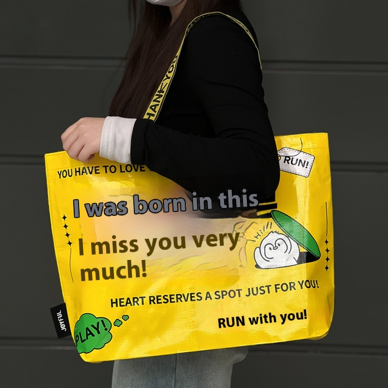 Snakeskin Woven Bag Manufacturer - OEM Custom Oversized for Store Opening Exhibition