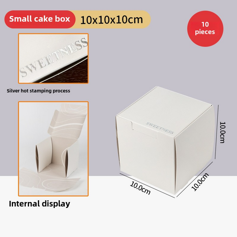 Silver Egg Tart Packaging Supplier - OEM Exquisite French Puff Dessert Folders