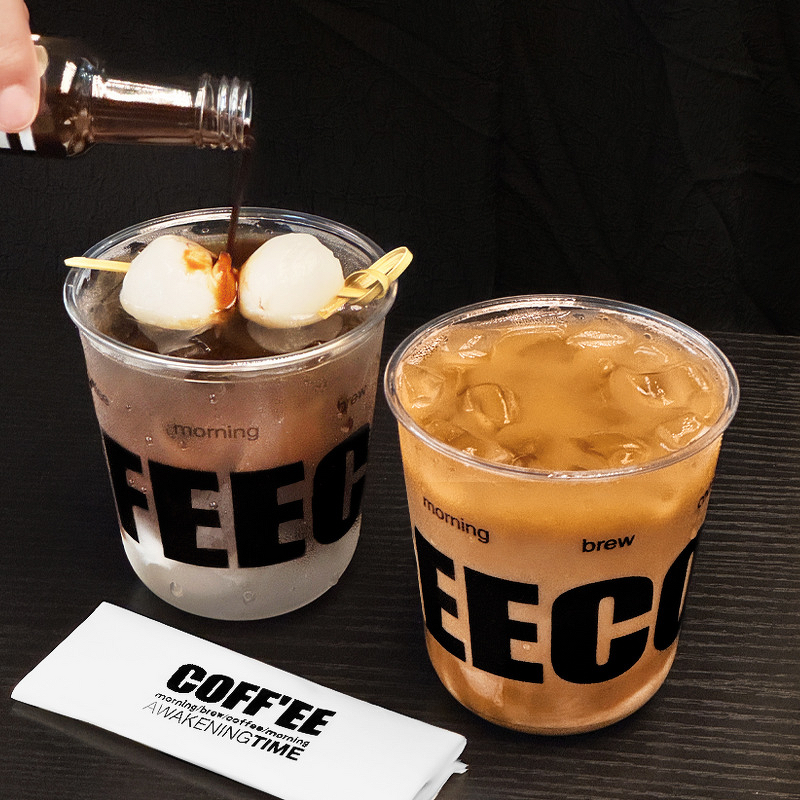 Transparent Plastic Cup Manufacturer - OEM Commercial Thickened 90mm Coffee Cup Lid