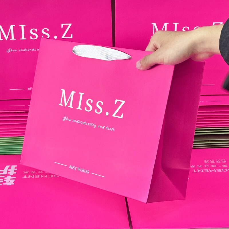 Paper Shopping Bags Supplier - OEM Factory Reusable Custom Printed with Logo
