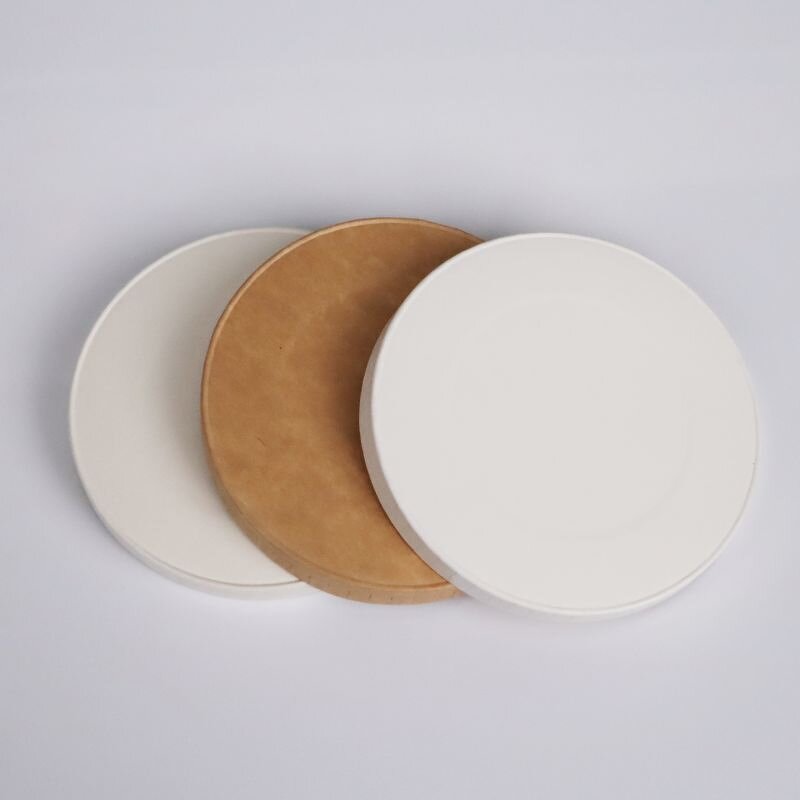 Kraft Paper Cup Lid Supplier - OEM Factory Custom Biodegradable for 10-20oz