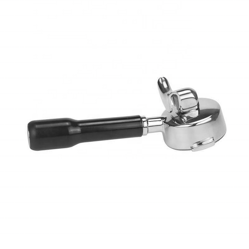 Stainless Coffee Portafilter Supplier - OEM Durable 51mm with Black Handle Stock