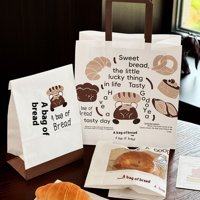 Eco-Friendly Kraft Paper Bag Manufacturer - OEM Commercial Wholesale for Baking Cake