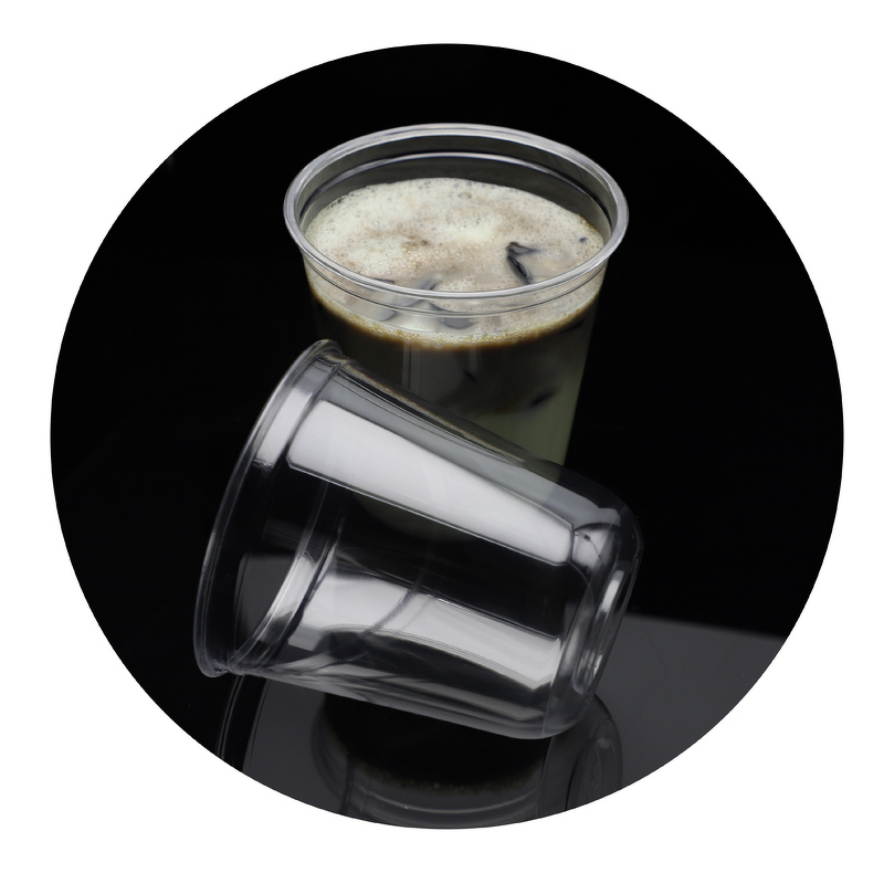 Plastic Cup for Pet Supplier - OEM 89 Caliber 1000 Pieces U-Shaped Lid