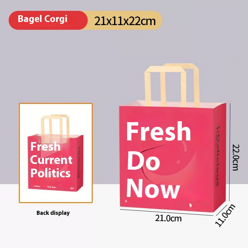 Kraft Tote Bags Supplier - OEM Commercial Customizable Logo Offset Printing