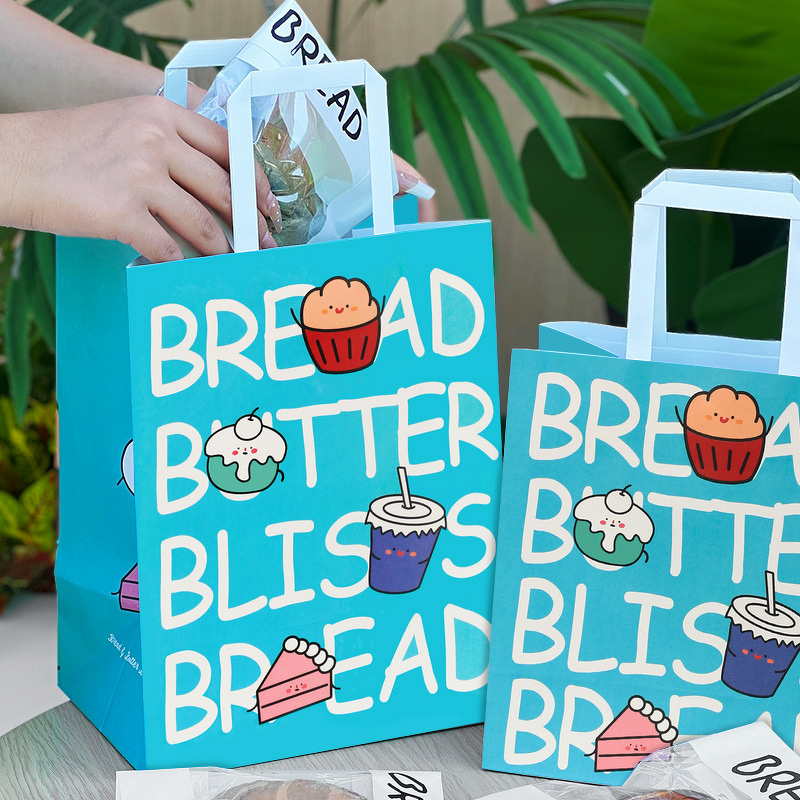 Bread Packaging Bag Factory - OEM Baking Tote Croissant Bagel Kraft Recyclable