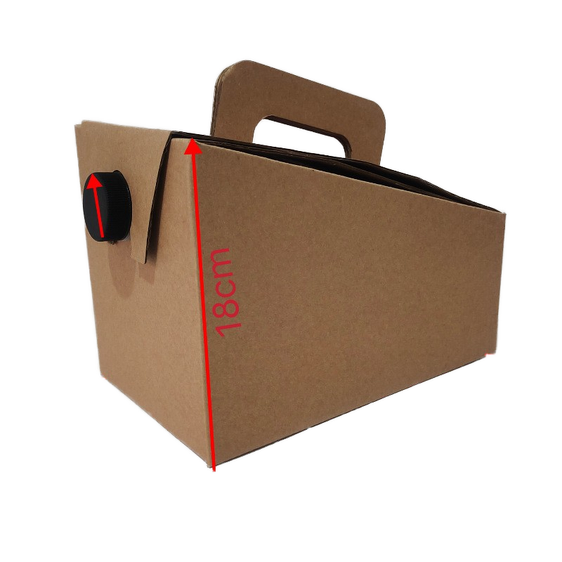 Corrugated Paper Box Manufacturer - OEM Wholesale 3L 96oz Custom for Coffee Whisky