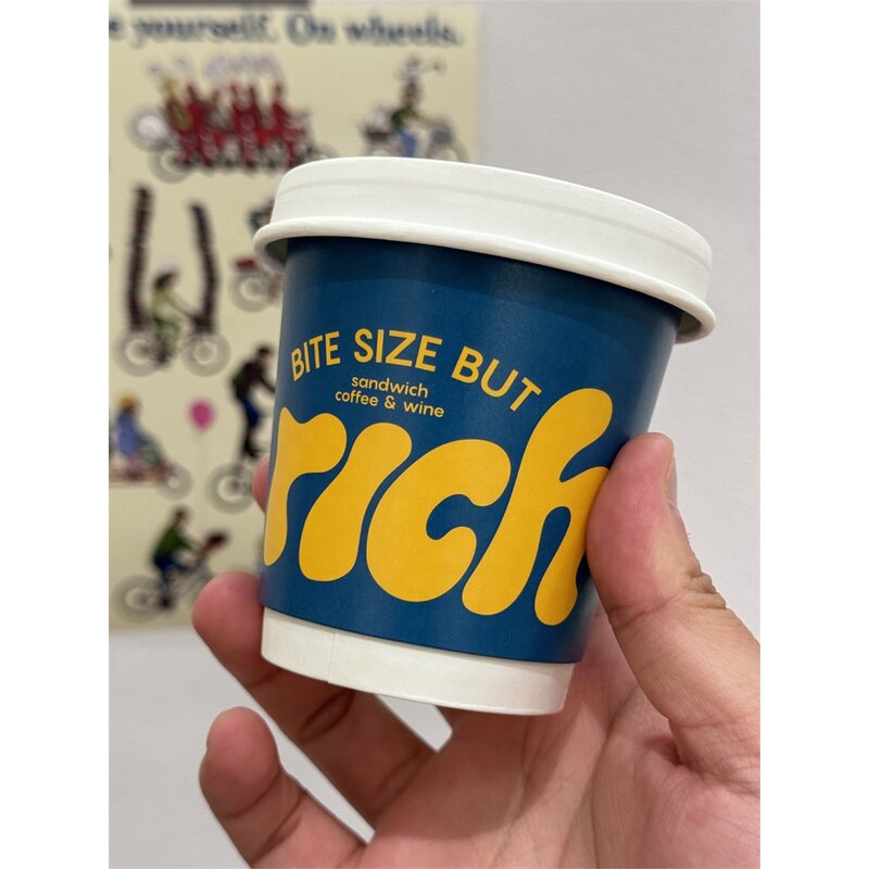 Paper Coffee Cup Lid Factory - OEM Wholesale 90mm Eco-friendly Biodegradable