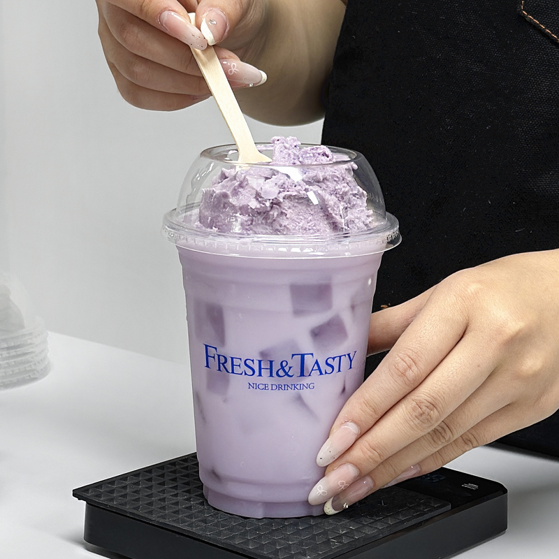 Disposable PET Cup Factory - OEM 98mm Single Wall for Cold Drinks Milk Tea