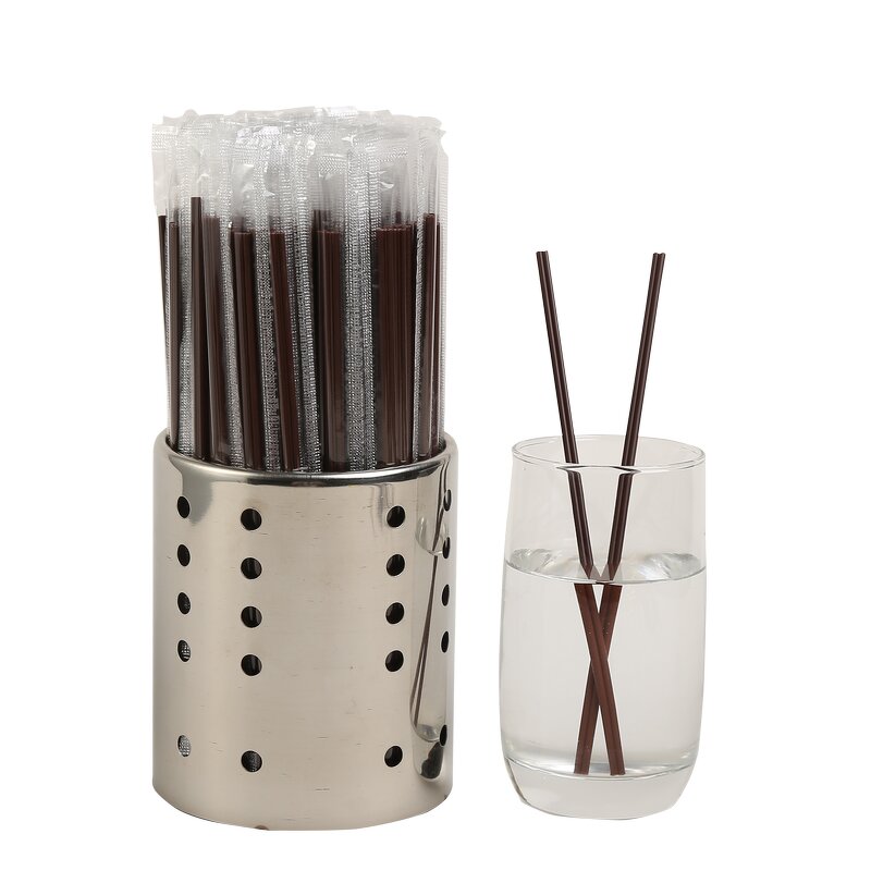 Coffee Straw Supplier - OEM Hot Selling Pointed White Three Hole Disposable