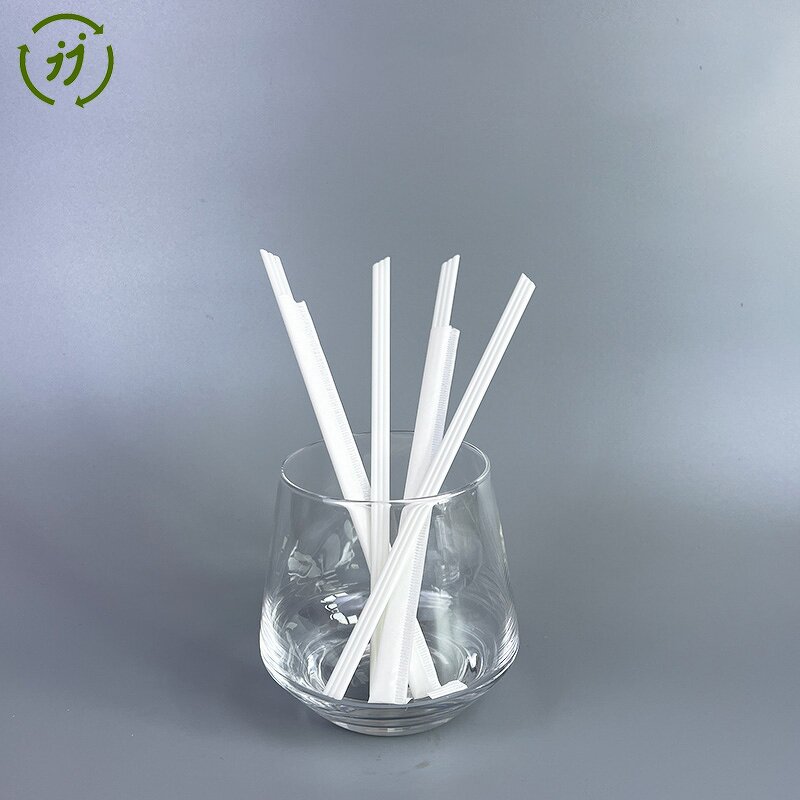 Coffee Straw Supplier - OEM Hot Selling Pointed White Three Hole Disposable