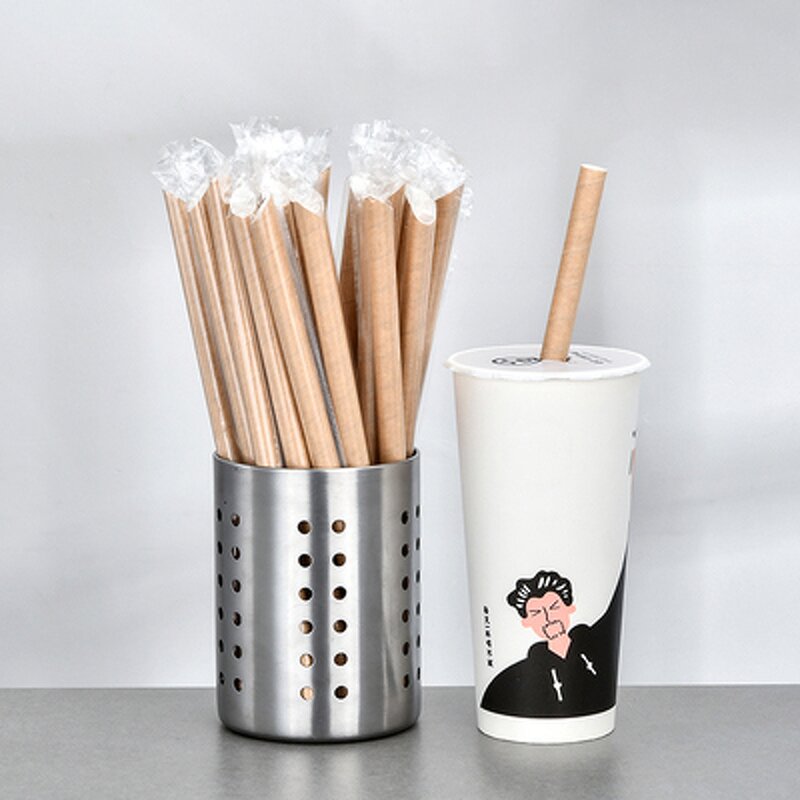 Paper Straw Manufacturer - OEM Customizable Thickened Single Independent Packaging