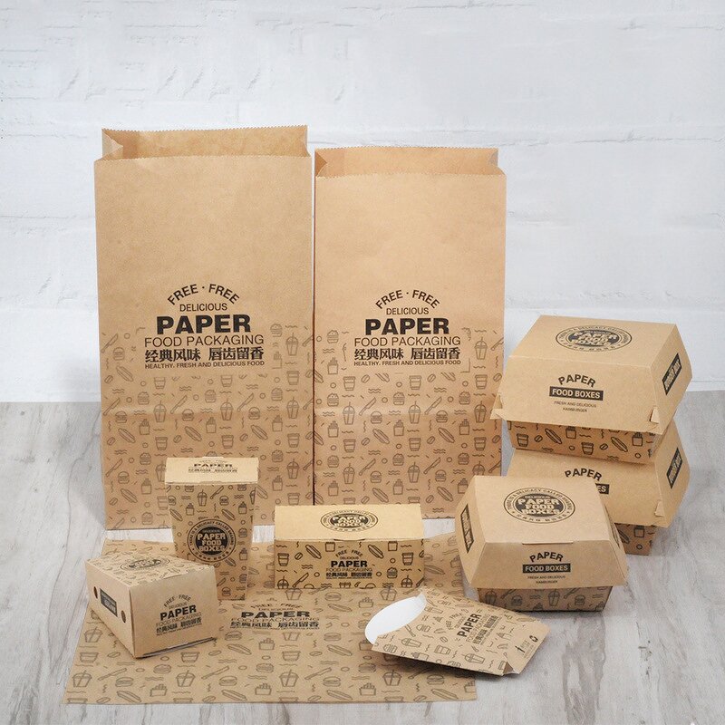 French Fries Packaging Manufacturer - OEM Wholesale Fast Food Take Away Kraft Box