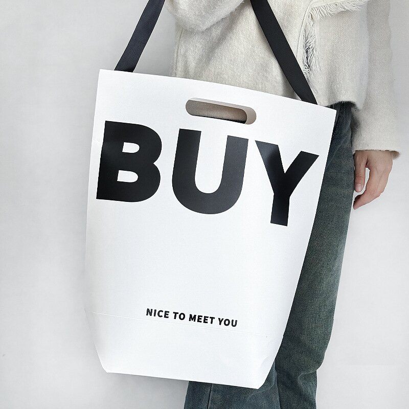 Shopping Paper Bag Factory - OEM Customized White Cardboard Bucket Cosmetics