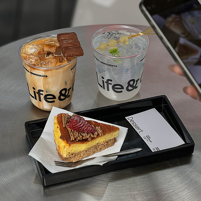 Disposable Plastic Cups Supplier - OEM Customized 90mm Transparent Commercial Lid