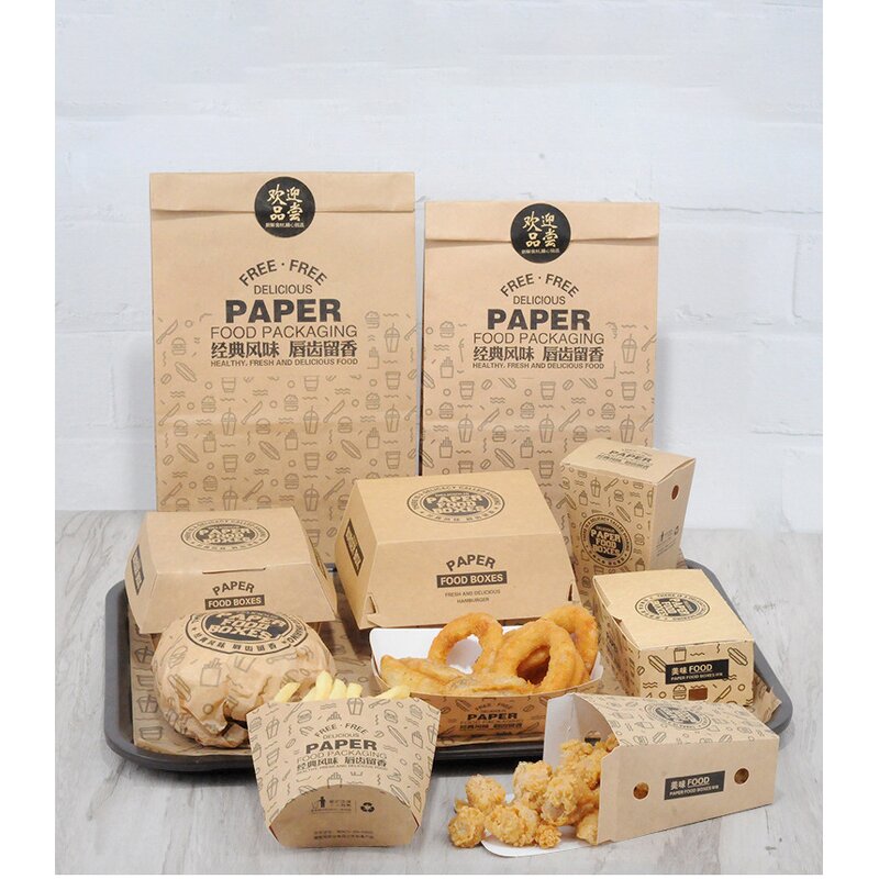French Fries Packaging Manufacturer - OEM Wholesale Fast Food Take Away Kraft Box