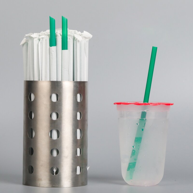 Disposable Straw Factory - OEM Customizable Individual Packaging Black Thai
