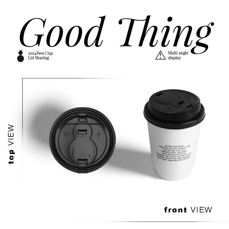 Gourd Integrated Cup Lid Manufacturer - OEM 90mm One-Piece Plastic Cans Leak-Proof