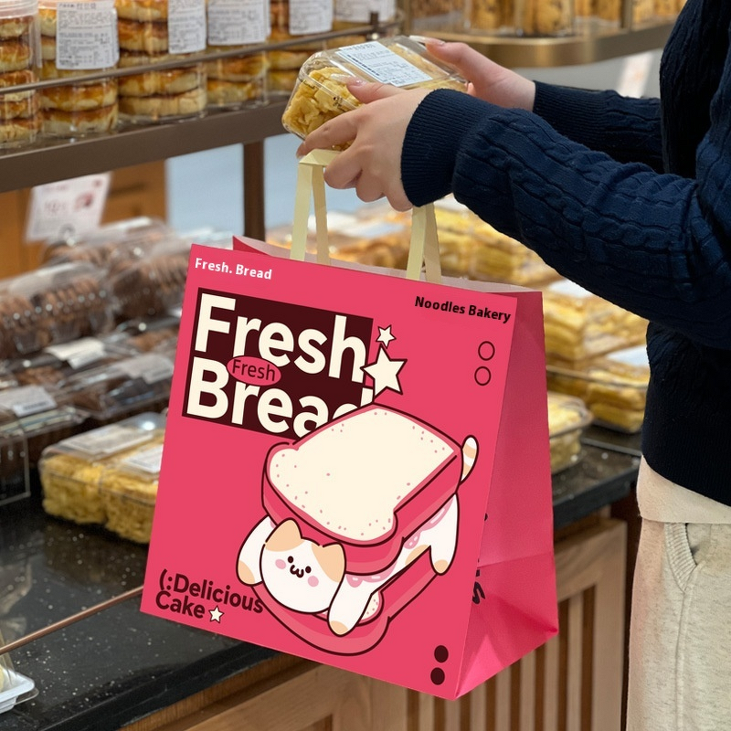 Kraft Tote Bags Supplier - OEM Commercial Customizable Logo Offset Printing