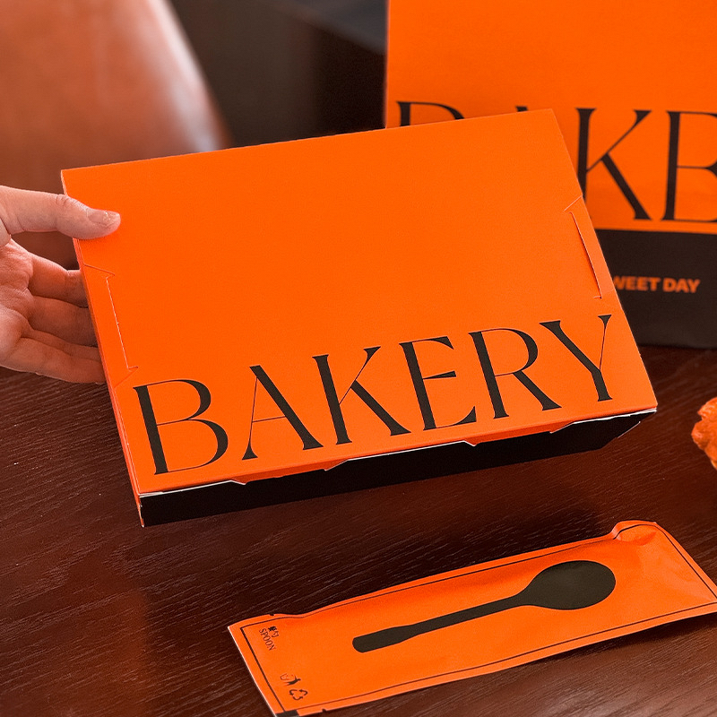 Egg Tart Packaging Box Factory - OEM High Quality 6-Piece Paperboard Takeaway