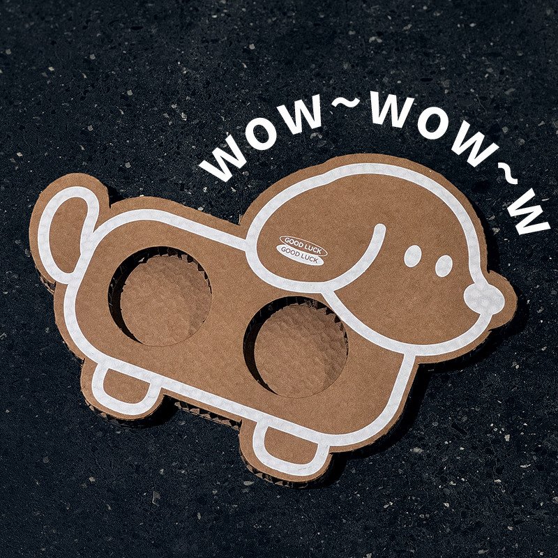 Corrugated Coffee Stand Factory - OEM Honeycomb Paper Cup Holder with Tasting Cups