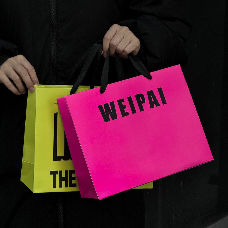 Euro Tote Paper Bag Manufacturer - OEM Luxury Customized Kraft with Logo Handle