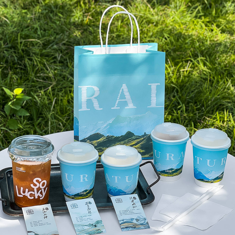 Double Wall Paper Cup Supplier - OEM Commercial Take-Out Hot Cold Beverages